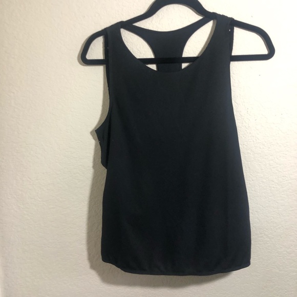 Nike Reversible Mesh Racerback Tank Top XS Black - Picture 3 of 4